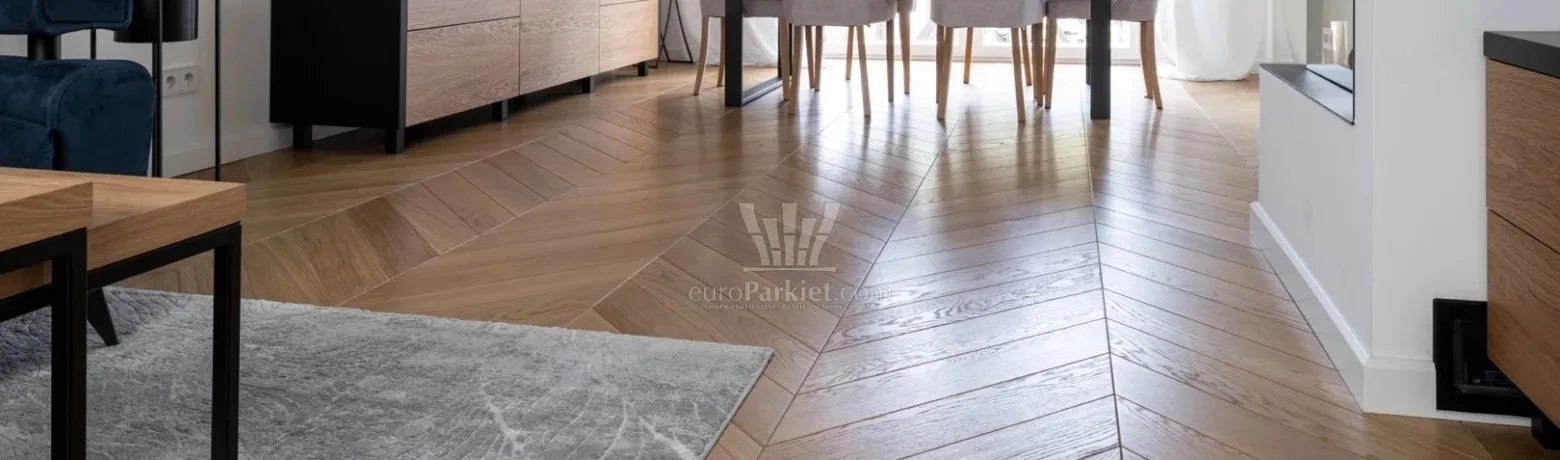 Drewniana podłoga w kuchni Europarkiet